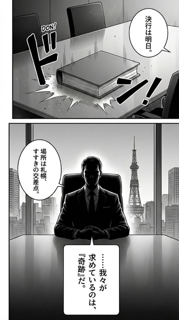 採用マンガ 1ページ目 - 納期は明日