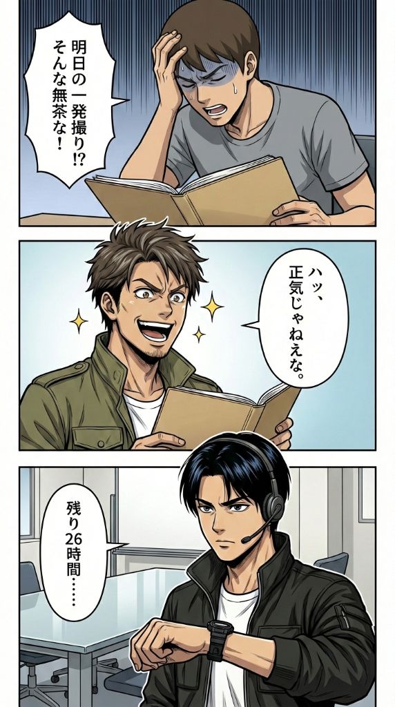 採用マンガ 2ページ目 - 明日の日没まで