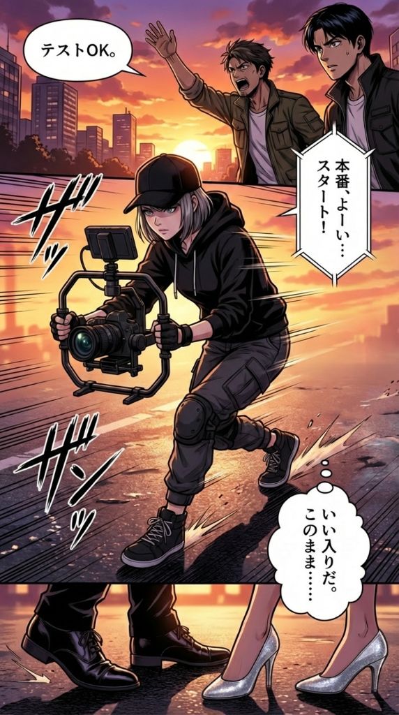 採用マンガ 8ページ目 - テストOK、本番よーい...スタート！